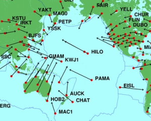 Tektonik an der Pazifischen Platte. Quelle: Wikipedia