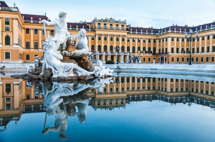 Vienna, Austria, July 21 2017: Schonbrunn Palace, imperial summer residence in Vienna, Austria