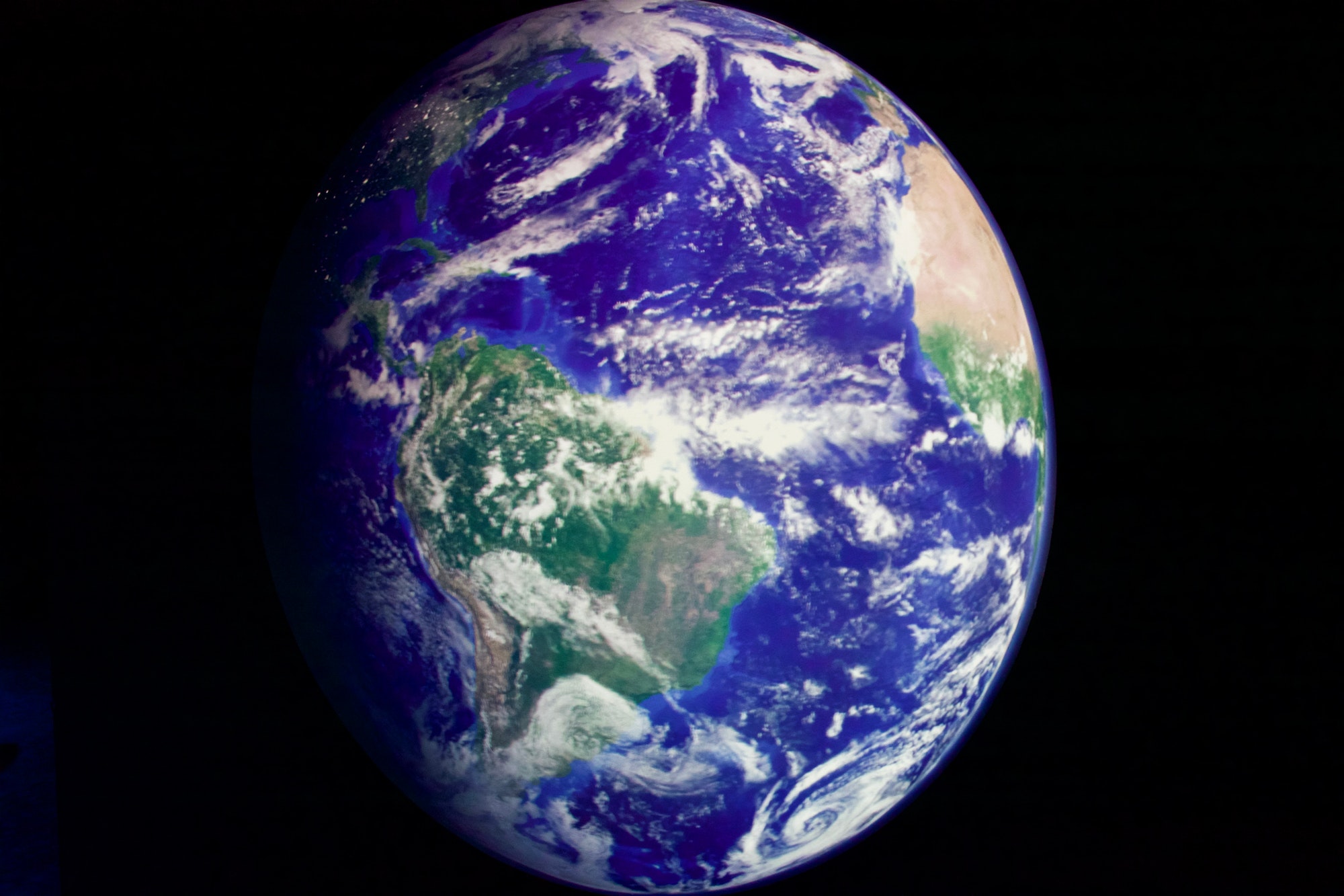 Graphic of earth seen from space