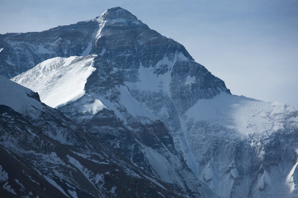 Mount Everest at 8850 m