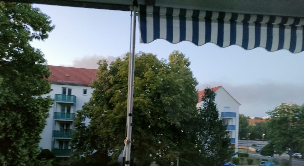 Rauch vom Brand in der Gohrischeide von Riesa-Pausitz aus (Copyright: Alltagsmagazin)